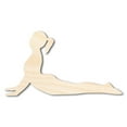 thumbnail image 1 of Unfinished Wood Yoga Cobra Pose Shape 18" / 1/2", 1 of 3