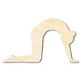thumbnail image 1 of Unfinished Wood Yoga Cow Pose Shape | DIY Craft Cutout | up to 46" DIY 42" / 1/2", 1 of 3