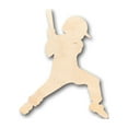 thumbnail image 1 of Unfinished Wood Youth Baseball Shape - Craft - up to 46" DIY 42" / 1", 1 of 3