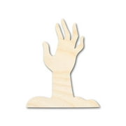 Bigger Better | Unfinished Wood Zombie Hand Shape |  DIY Craft Cutout 36" / 1/2"