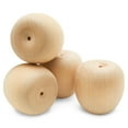 thumbnail image 1 of Unfinished Wooden Apples for Crafts 2-1/2-inch, Pack of 25 Fake Apples, Fake Fruit for Vintage Apple Kitchen Decor, by Woodpeckers, 1 of 8