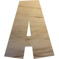 thumbnail image 1 of Unfinished Wooden Craft A, Wood Letter 10'' Tall Wall Hanging Sign Letters, Paintable, 1 of 5