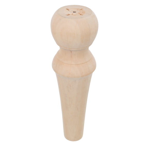 Unfinished Wooden Craft Finial: Decorative Bed Post Flagpole Topper For Diy Staircases Curtain Rod Craft Furniture Headboard Decoration