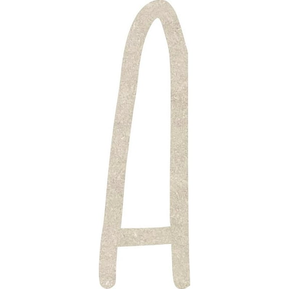 Unfinished Wooden Craft Letter A, Blank Wood 6'' Tall DIY A-Z Letter, Northwood Font