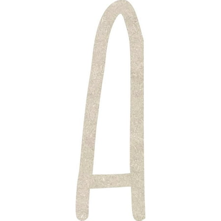 Unfinished Wooden Craft Letter A, Blank Wood 7'' Tall DIY A-Z Letter, Northwood Font