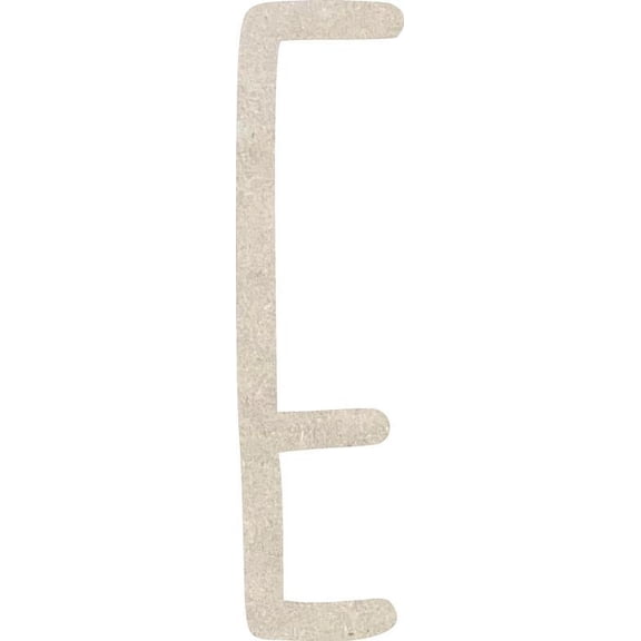 Unfinished Wooden Craft Letter E, Blank Wood 14'' Tall DIY A-Z Letter, Northwood Font