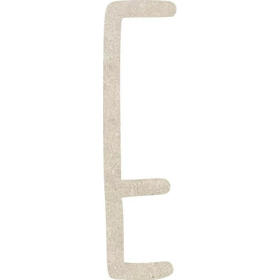 Unfinished Wooden Craft Letter E, Blank Wood 18'' Tall DIY A-Z Letter, Northwood Font