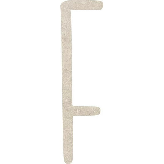 Unfinished Wooden Craft Letter F, Blank Wood 8'' Tall DIY A-Z Letter, Northwood Font