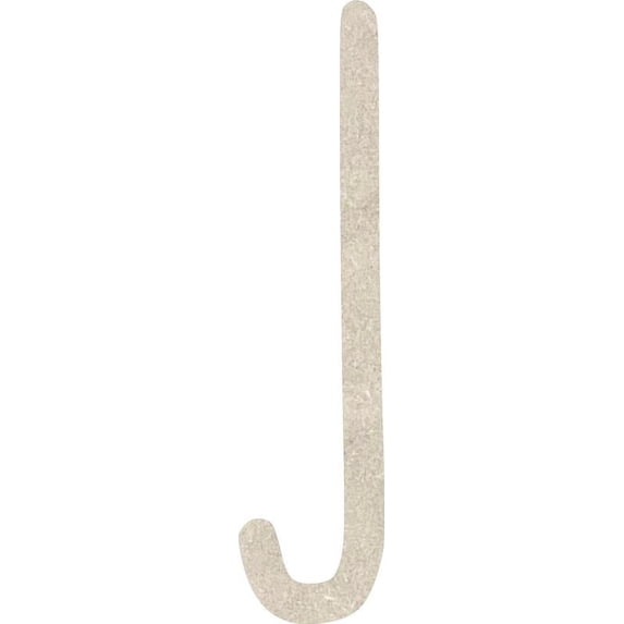 Unfinished Wooden Craft Letter J, Blank Wood 10'' Tall DIY A-Z Letter, Northwood Font