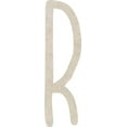 thumbnail image 1 of Unfinished Wooden Craft Letter R, Blank Wood 7'' Tall DIY A-Z Letter, Northwood Font, 1 of 5
