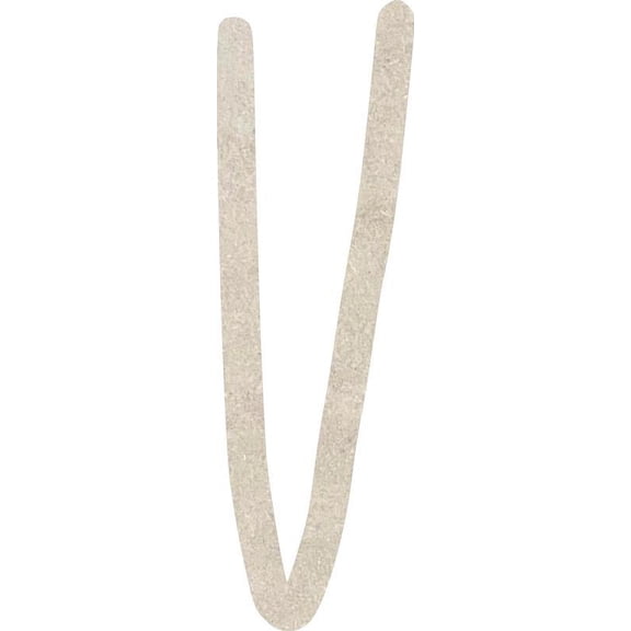 Unfinished Wooden Craft Letter V, Blank Wood 3'' Tall DIY A-Z Letter, Northwood Font