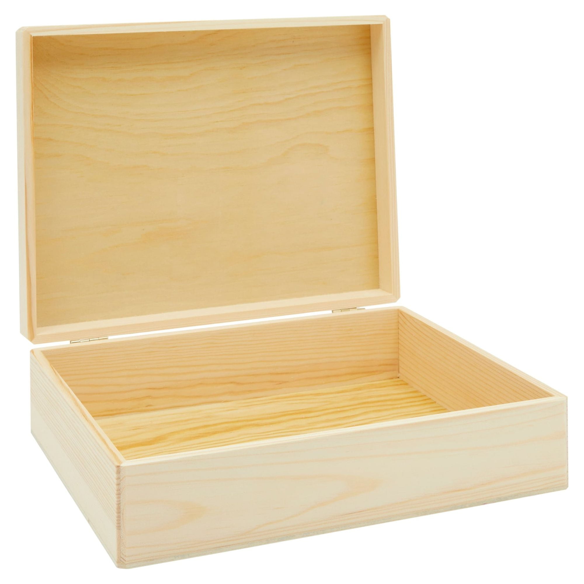 Wood Box with Lid Wooden Glasses Box Trinket Box Wooden Storage