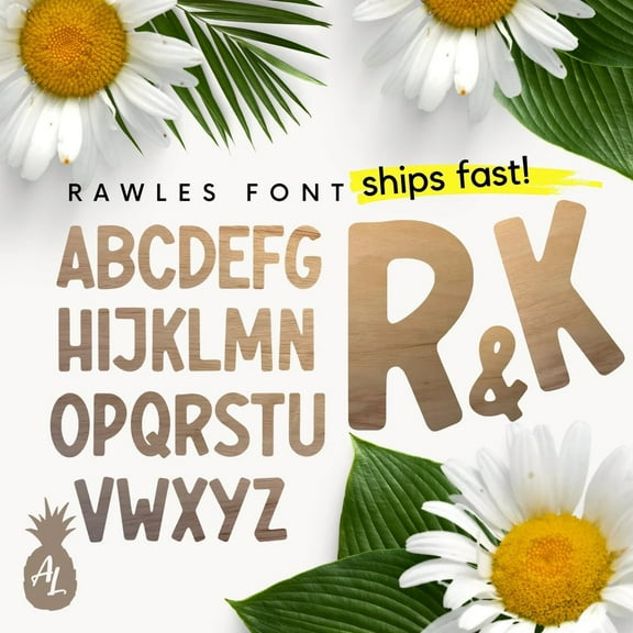 Unfinished Wooden Kids Letter A, Rawles Alphabet 4'' Small Craft Letter, DIY VBS