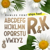 Unfinished Wooden Kids Letter A, Rawles Alphabet 4'' Small Craft Letter, DIY VBS