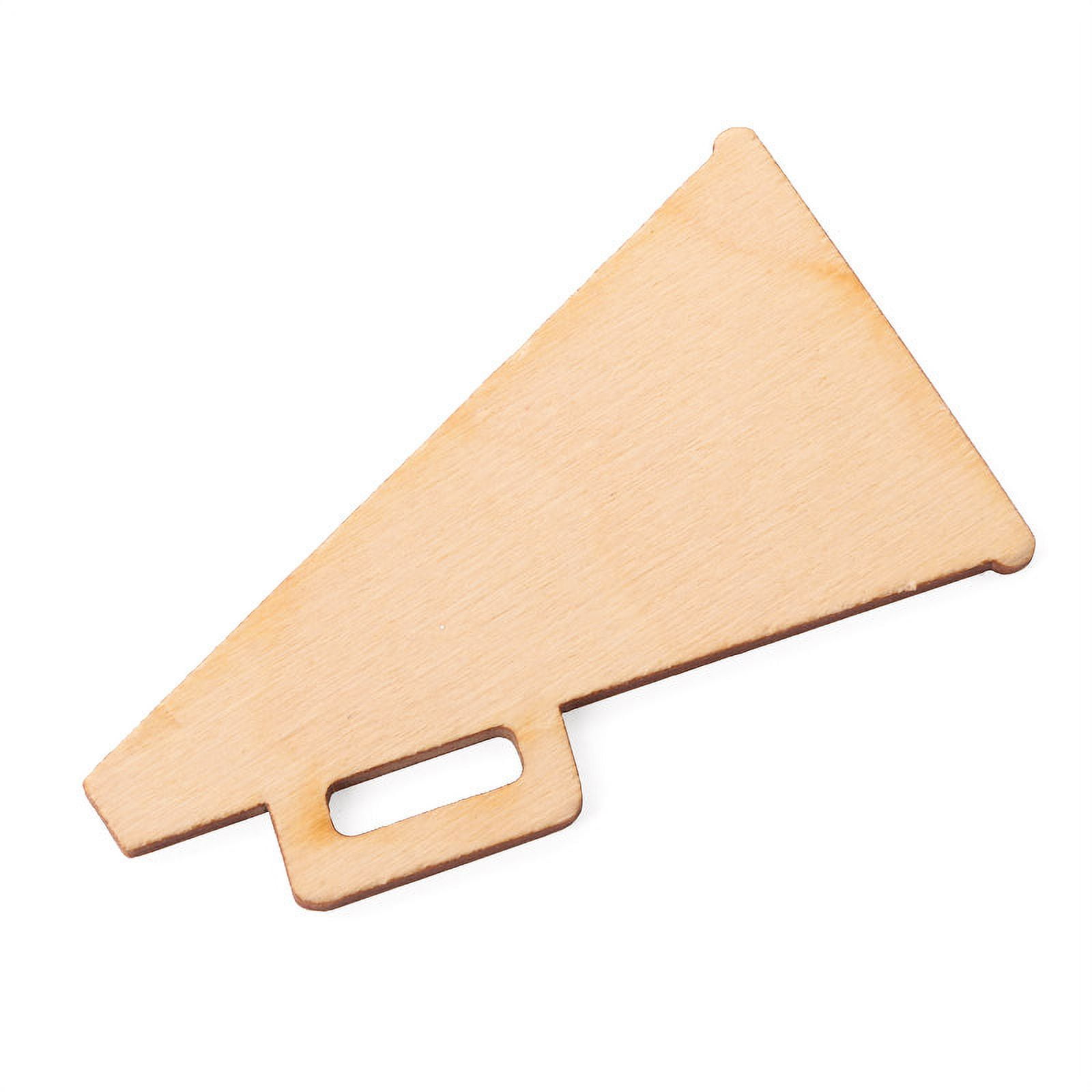 Unfinished Wooden Megaphone Cutouts