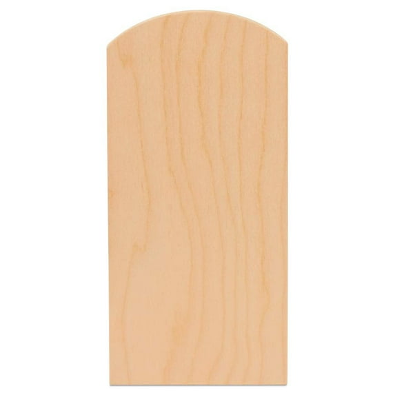 Unfinished Wooden Tombstone 24 Inch Tall by 16 Inch Wide Bag of 2 Large Wooden Headstone Cut Out Shapes Halloween Decor by Woodpeckers