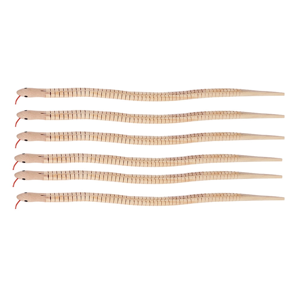 Onaparter Unfinished unfinished wood snake Wooden Wiggly Snakes Jointed