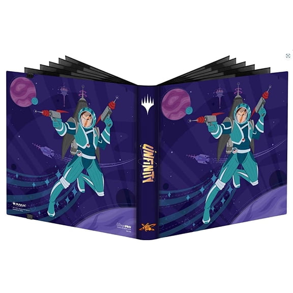 Ultra PRO - Magic: The Gathering Unfinity 12-Pocket PRO-Binder - Protect Collectible Trading Cards, Sports Cards, Side Loading Pockets, Protects and Stores up to 480 Standard Size Cards