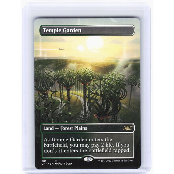 Unfinity Temple Garden (Borderless) Non-Foil Rare #281