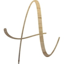 Unfinshed Wooden Craft Letter A, Blank Wood 8'' Tall Alphabet A-Z Letter, Buttey Honey Font