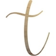 thumbnail image 1 of Unfinshed Wooden Craft Letter T, Blank Wood 18'' Tall Alphabet A-Z Letter, Buttey Honey Font, 1 of 3