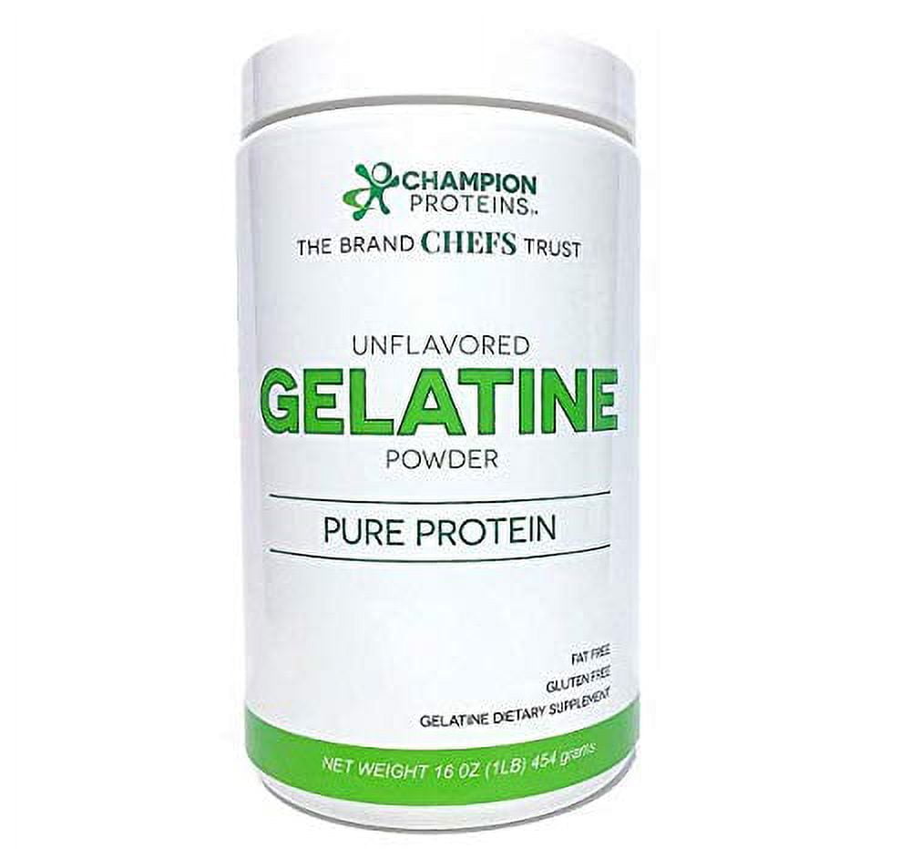 Unflavored Gelatin Powder, Gelatine Collagen Protein, Keto & Paleo