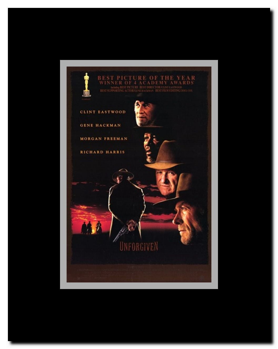 Unforgiven Framed Movie Poster