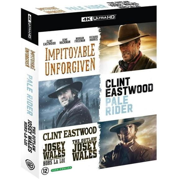 Unforgiven & Pale Rider & The Outlaw Josey Wales (4K Ultra HD)