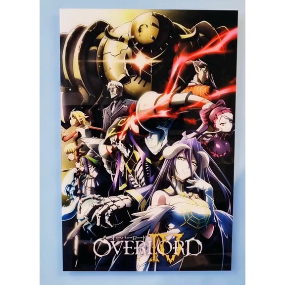 (Unframed) Anime Overlord Wall Art, Anime Poster – Otaku Room Decor | Anime Print Artwork, Anime Fan Gifts, Japanese Wall Art
