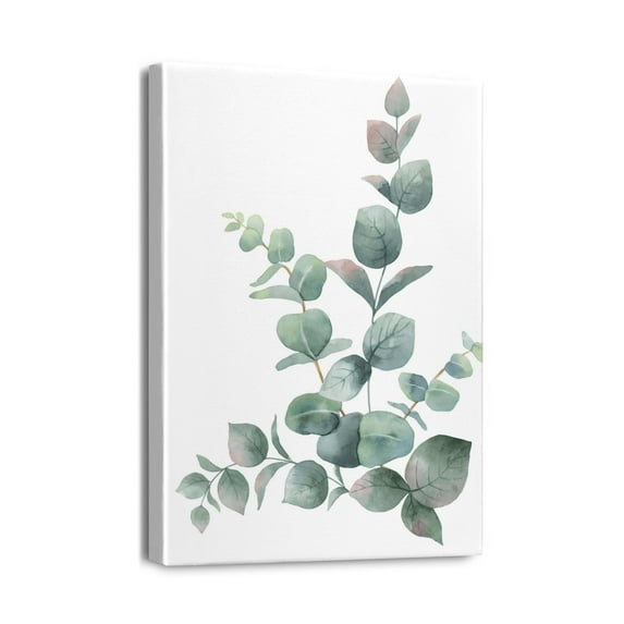 Unframed Boho Wall Art12x16 Botanical Bathroom Prints - Minimalist Sage Green Decor