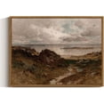 thumbnail image 1 of Unframed Canvas Wall Art Vintage Decor Room Decor Coastal Landscape Wall Art Paintings Prints, Home Decor Wall Art for Living Room Farmhouse Office Bathroom Decor, 1 of 3