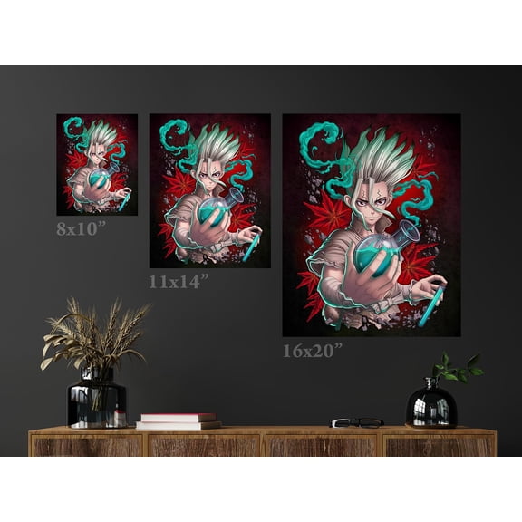 (Unframed) DR STONE SENKU WALL ART - Anime Poster Print - Home Decor