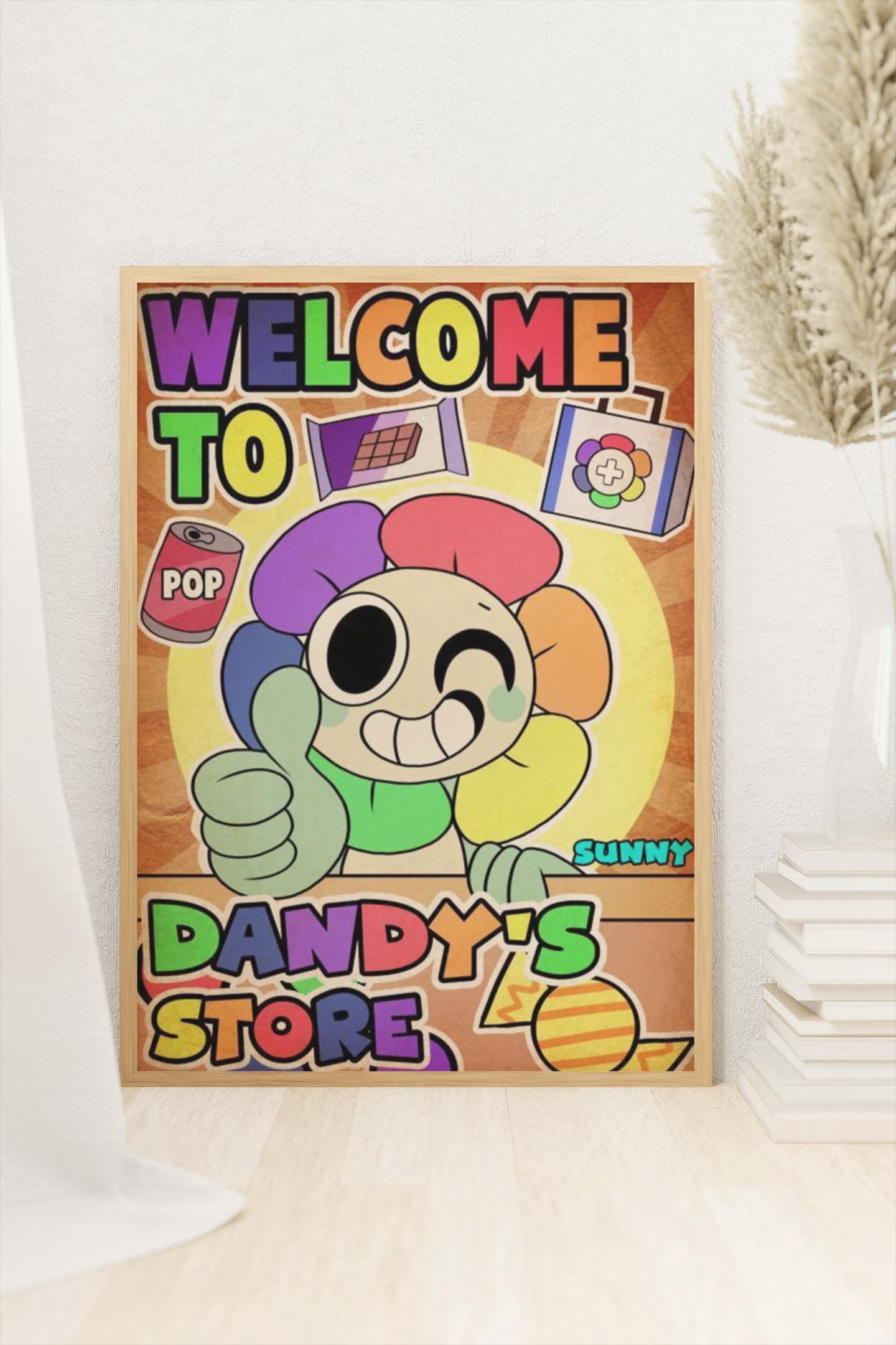(Unframed) Dandys World Poster | Cute Cartoon Wall Art Print ...