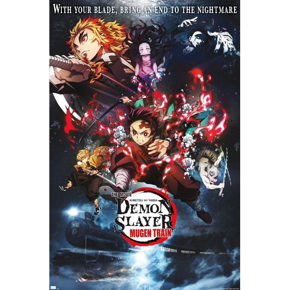 ( Unframed) Demon Slayer: Mugen Train - Collage One Sheet Wall Poster