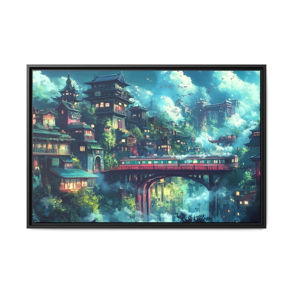 (Unframed) Ghibli Wall Art - SPIRIT REALM Poster - Anime Wall Decor - Studio Ghibli Homedecor