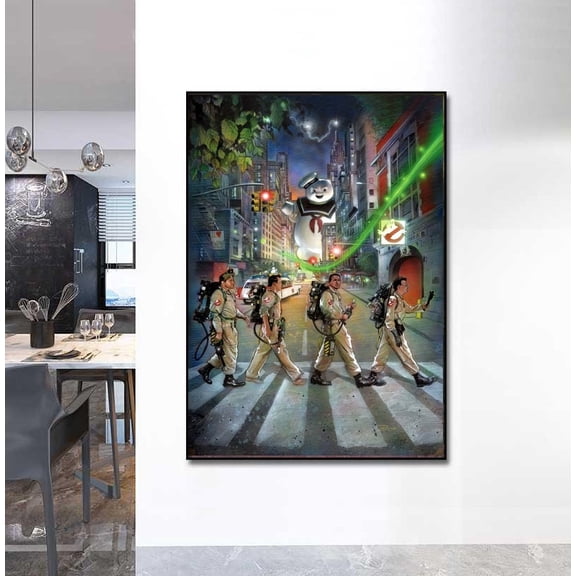 (Unframed) Ghostbusters crossing the street Poster