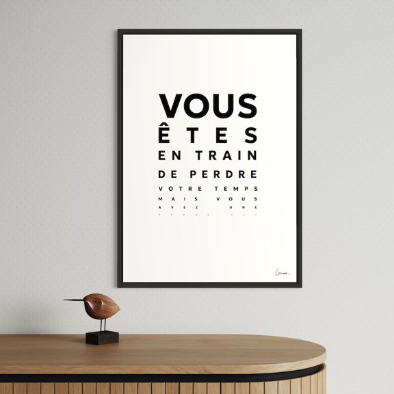 Unframed Monoyer Scale Good View Optician Eye Chart Wall Art Poster Print for Office