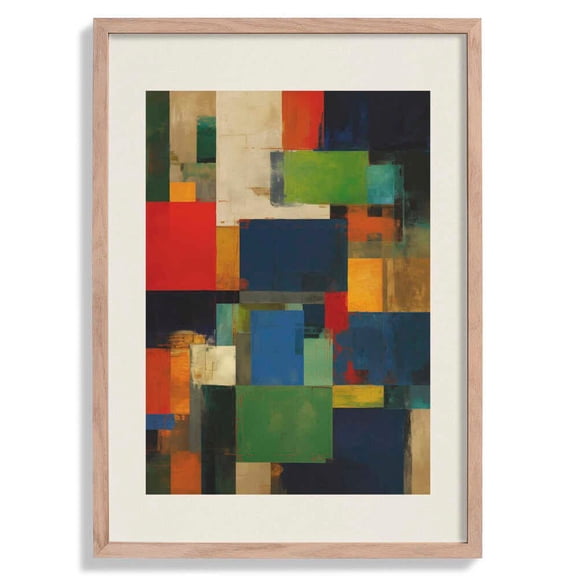 ( Unframed) Painted Blocks Poster