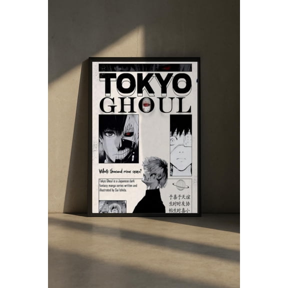 (Unframed) Tokyo Ghoul poster Matte Vertical Poster | Manga Kaneki art print