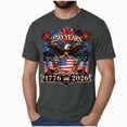 thumbnail image 1 of UngA 250 Anniversary USA Shirt Men Eagle Graphic 1776-2026 T-Shirt 4th of July Tees American Flag Patriotic Short Sleeve Top Tshirt for Men Dark Gray,M, 1 of 5