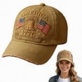 thumbnail image 1 of UngA 250 Year American Anniversary Hat Bald Eagle Embroidery Liberty Patriotic Baseball Cap Adjustable 1776-2026 250th Anniversary USA Hat for Men Women,One Size, 1 of 6
