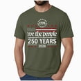 thumbnail image 1 of UngA 250 Years American Anniversary 250th Independence Day Tshirts for Men (AG,S), 1 of 9