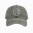 thumbnail image 1 of UngA 250th Anniversary USA Hat Adjustable 1776-2026 Patriotic Hat Retro Embroidered Cap for Men Women Gifts,One Size, 1 of 5