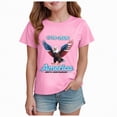 thumbnail image 1 of UngA 250th Anniversary United States 250th USA 4th of July 2026 Boys Girls Tshirts Short Sleeve Crew Neck Graphic Tee 2-14 Years,Pink, 1 of 4