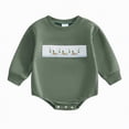 thumbnail image 1 of UngA Baby Boy Duck Hunting Clothes Mallard Duck Long Sleeve Sweatshirt Romper Fall Winter Spring Infant Outfit (Green,6-12 Months), 1 of 6