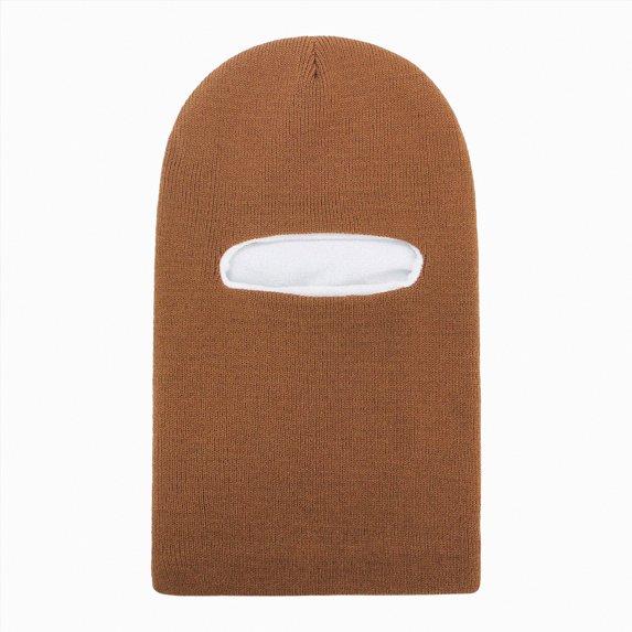 UngA Baby Scarf Hat Unisex Infant Toddler Kids Beanie Hats with Neck Warmer Windproof Hooded Hat for Boys Girls (Brown,1-6 Years)