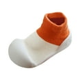 thumbnail image 1 of UngA Baby Tennis Shoes Baby Sneakers Girls Boys Lightweight Breathable Mesh First Walkers Shoes Orange,5.5, 1 of 2