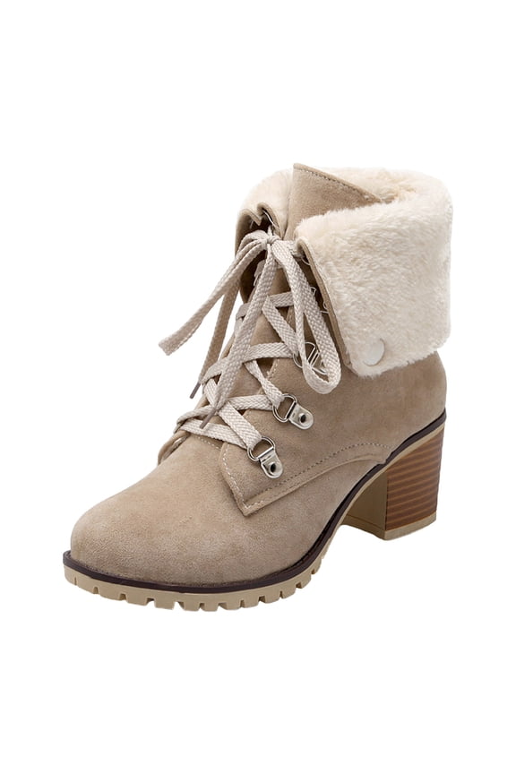 Boots for Women Women's Cowboy Boots Mid Calf Cowgirl Embroidered Western Pointed Toe Chunky Heel Pull On Knee High Boots Beige,7