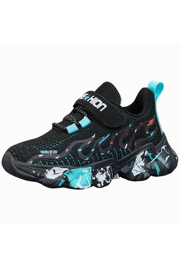 Boy Sneakers Breathable Lightweight Outdoor Sport Casual Shoes Training Athletic Shoes Running Shoes Boys (Little Kid/Big Kid),2