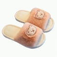 thumbnail image 1 of UngA Boys Girls Fuzzy House Slippers Cute Comfy Fur Slip On Fluffy Plush Open Toe Home Slides for Kids Indoor Outdoor Warm Shoes Light Pink,10(Toddler/Little Kid/Big Kid), 1 of 5